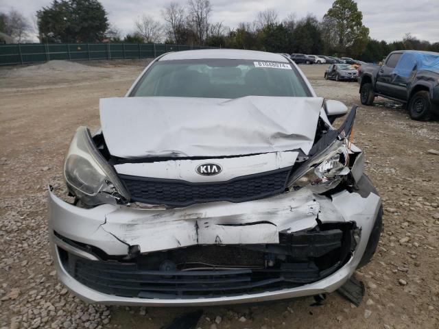 KNADM4A32H6118675 - 2017 KIA RIO LX SILVER photo 5