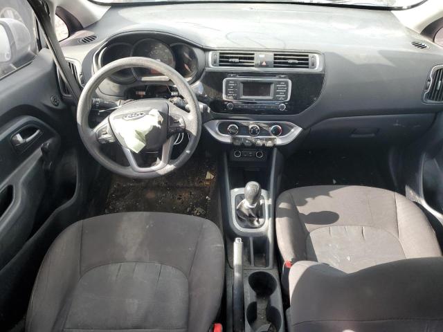 KNADM4A32H6118675 - 2017 KIA RIO LX SILVER photo 8
