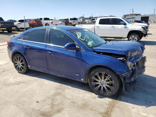 1G1PF5SC0C7202410 - 2012 CHEVROLET CRUZE LT BLUE photo 4