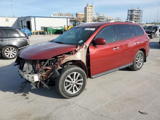 5N1AR2MN5EC727714 - 2014 NISSAN PATHFINDER S MAROON photo 1