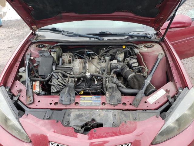 2G2WR544X51207859 - 2005 PONTIAC GRAND PRIX GTP MAROON photo 11