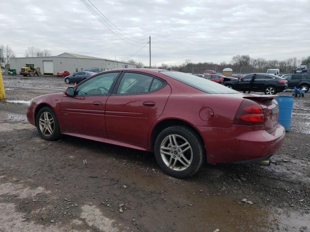 2G2WR544X51207859 - 2005 PONTIAC GRAND PRIX GTP MAROON photo 2