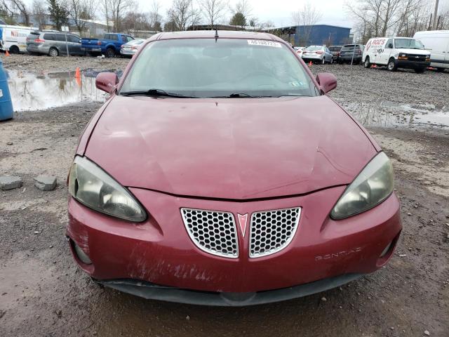 2G2WR544X51207859 - 2005 PONTIAC GRAND PRIX GTP MAROON photo 5