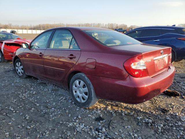 4T1BE32K23U129747 - 2003 TOYOTA CAMRY LE MAROON photo 2