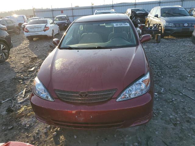 4T1BE32K23U129747 - 2003 TOYOTA CAMRY LE MAROON photo 5