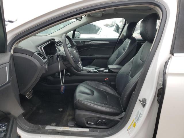 3FA6P0K93DR144672 - 2013 FORD FUSION TITANIUM WHITE photo 7