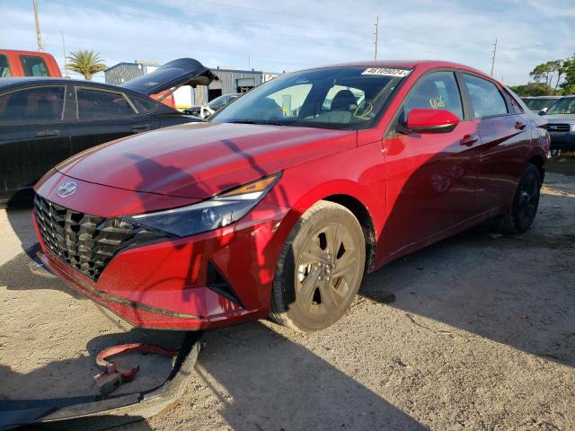 KMHLM4AG1PU461646 - 2023 HYUNDAI ELANTRA SEL RED photo 1