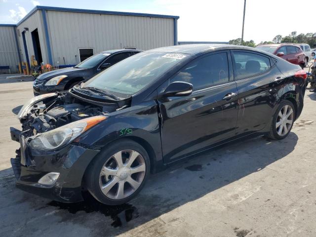 5NPDH4AE7DH441029 - 2013 HYUNDAI ELANTRA GLS BLACK photo 1