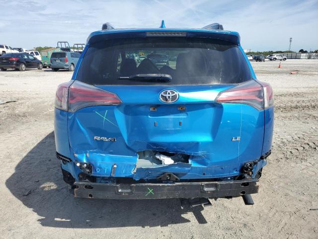 JTMZFREV4GJ098615 - 2016 TOYOTA RAV4 LE BLUE photo 6