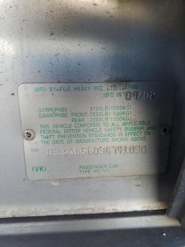 JF1SG65603G741030 - 2003 SUBARU FORESTER 2.5XS Argent photo 13