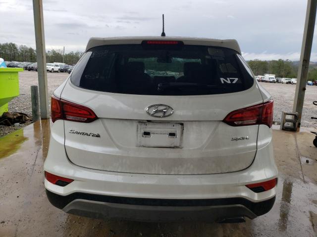 5NMZT3LB3JH065956 - 2018 HYUNDAI SANTA FE S WHITE photo 6