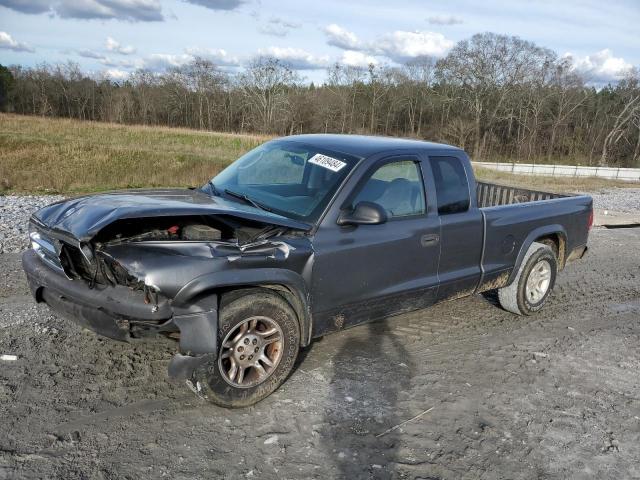 1D7GL12KX4S690821 - 2004 DODGE DAKOTA SXT CHARCOAL photo 1