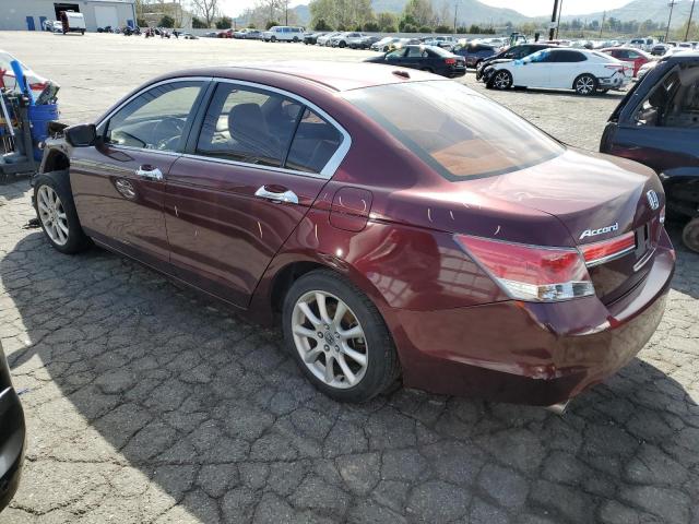 1HGCP3F88CA035408 - 2012 HONDA ACCORD EXL BURGUNDY photo 2