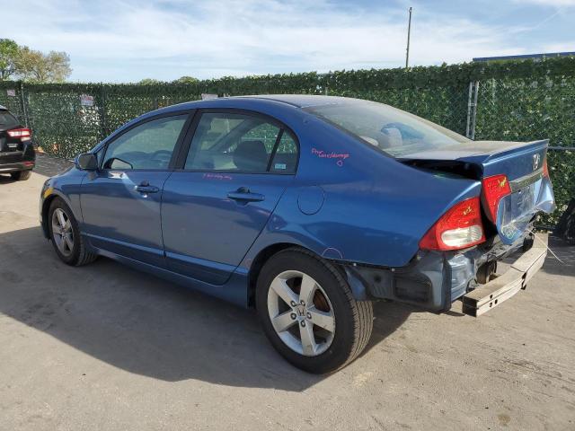 2HGFA16689H346476 - 2009 HONDA CIVIC LX-S BLUE photo 2