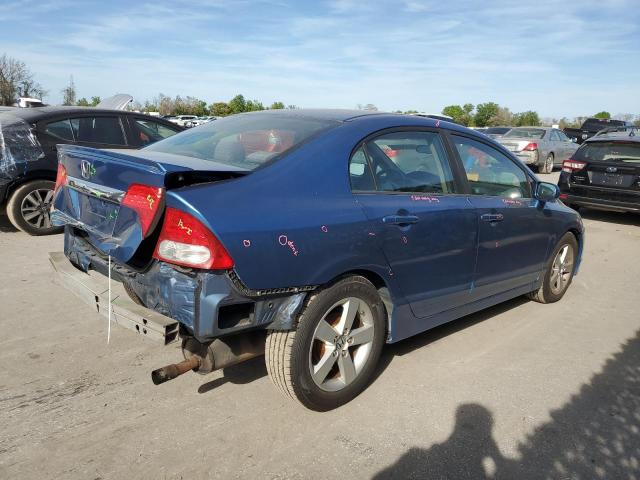 2HGFA16689H346476 - 2009 HONDA CIVIC LX-S أزرق صورة 3