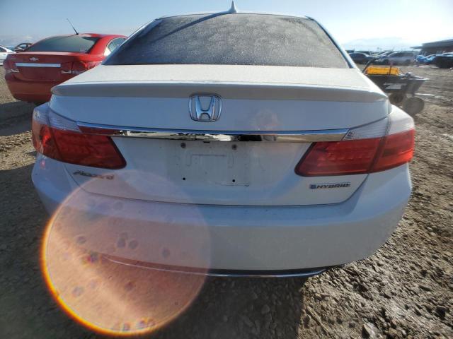 1HGCR6F30FA000303 - 2015 HONDA ACCORD HYBRID WHITE photo 6