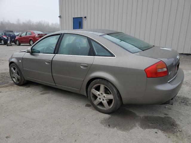 WAULD54B43N109897 - 2003 AUDI A6 2.7T QUATTRO GRAY photo 2