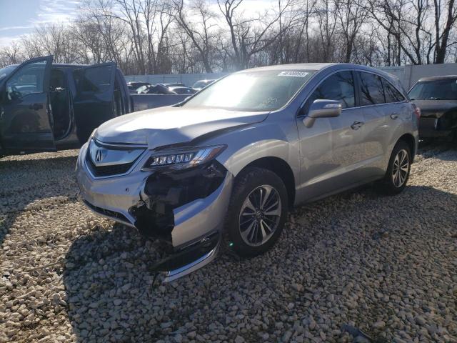 5J8TB4H74JL018034 - 2018 ACURA RDX ADVANCE SILVER photo 1