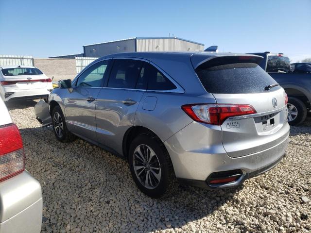 5J8TB4H74JL018034 - 2018 ACURA RDX ADVANCE SILVER photo 2