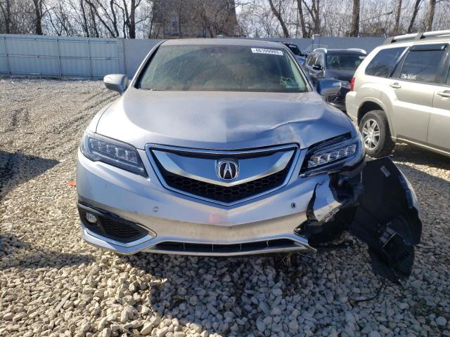 5J8TB4H74JL018034 - 2018 ACURA RDX ADVANCE SILVER photo 5