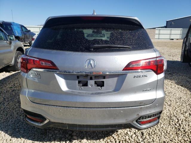 5J8TB4H74JL018034 - 2018 ACURA RDX ADVANCE SILVER photo 6