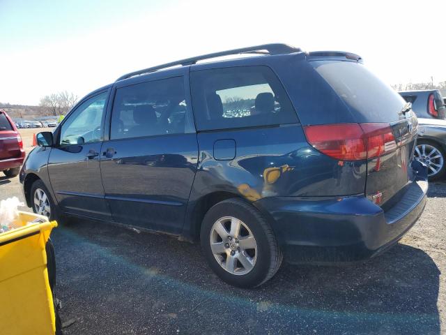 5TDZA23C55S289967 - 2005 TOYOTA SIENNA CE BLUE photo 2