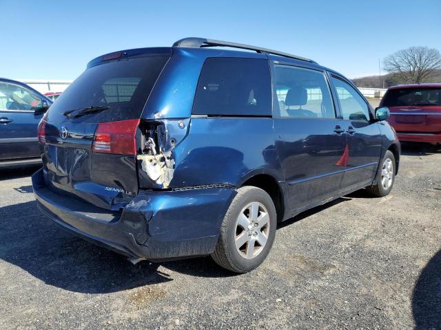 5TDZA23C55S289967 - 2005 TOYOTA SIENNA CE BLUE photo 3