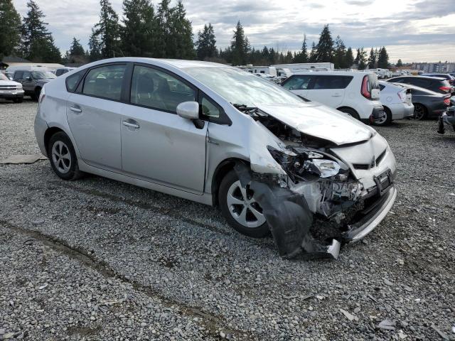 JTDKN3DU6D1692287 - 2013 TOYOTA PRIUS GRAY photo 4