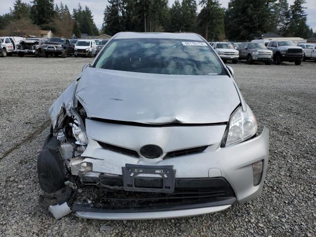 JTDKN3DU6D1692287 - 2013 TOYOTA PRIUS GRAY photo 5