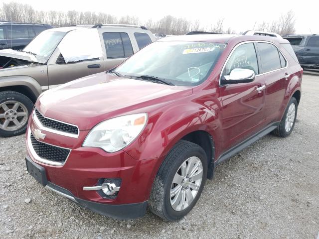 2CNALPEC5B6379655 - 2011 CHEVROLET EQUINOX LT BURGUNDY photo 2