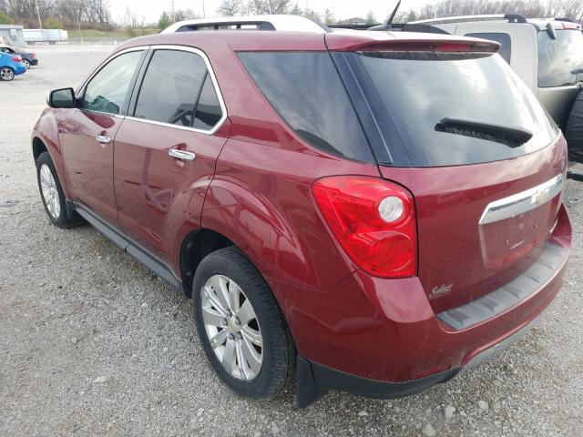 2CNALPEC5B6379655 - 2011 CHEVROLET EQUINOX LT BURGUNDY photo 3