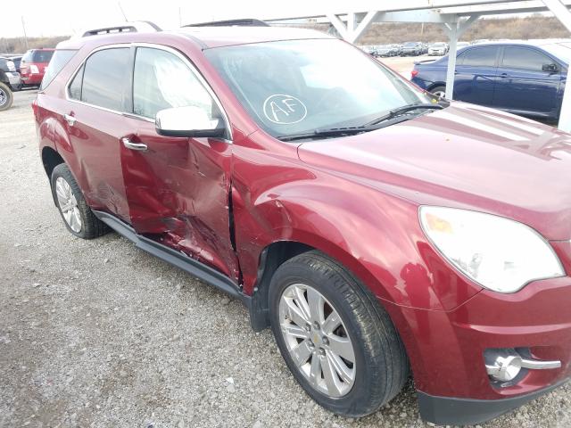 2CNALPEC5B6379655 - 2011 CHEVROLET EQUINOX LT BURGUNDY photo 9