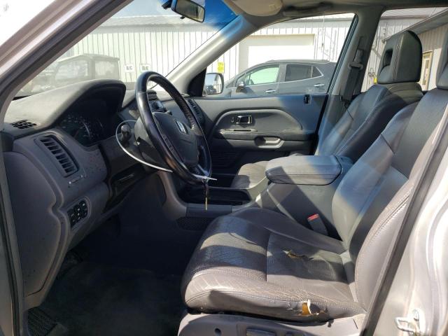 5FNYF18575B061863 - 2005 HONDA PILOT EXL SILVER photo 7