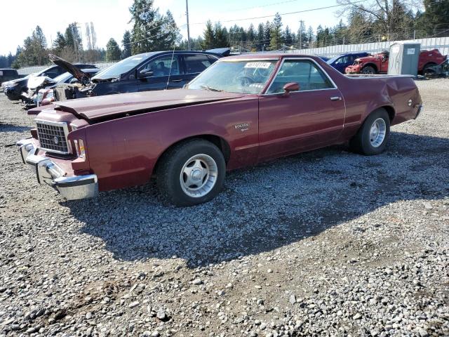 9H49F107396 - 1979 FORD RANCHERO BURGUNDY photo 1