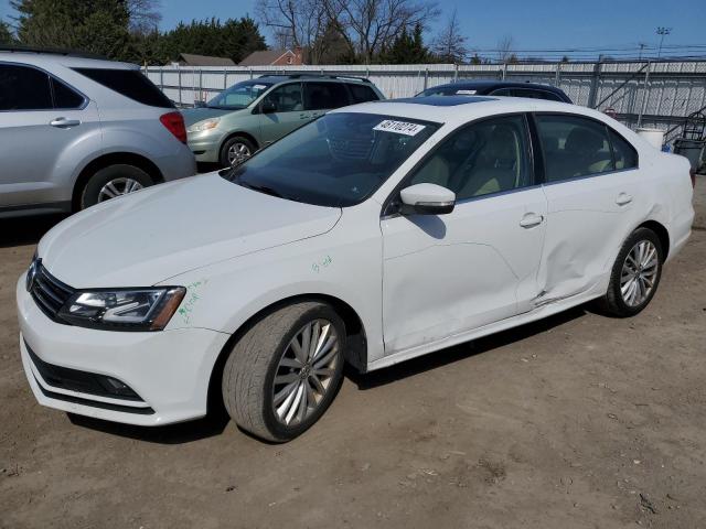 3VWL07AJ1GM388907 - 2016 VOLKSWAGEN JETTA SEL WHITE photo 1