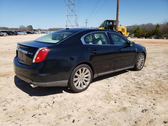 1LNHL9DR3BG615333 - 2011 LINCOLN MKS BLACK photo 3