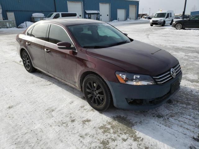 1VWBP7A37DC049235 - 2013 VOLKSWAGEN PASSAT SE BURGUNDY photo 4