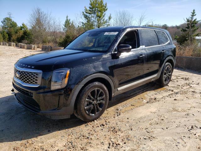 5XYP24HC7LG039813 - 2020 KIA TELLURIDE LX BLACK photo 1