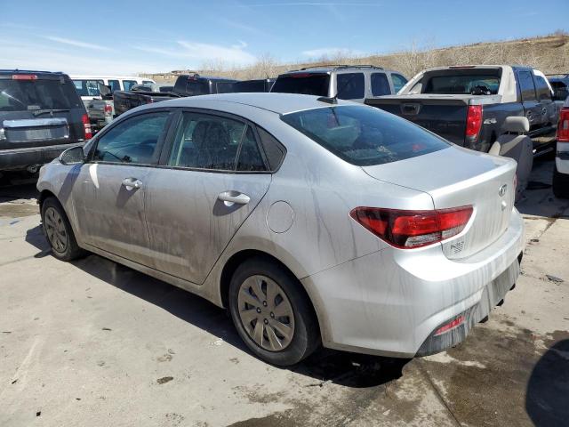 3KPA24AB5KE179829 - 2019 KIA RIO S SILVER photo 2