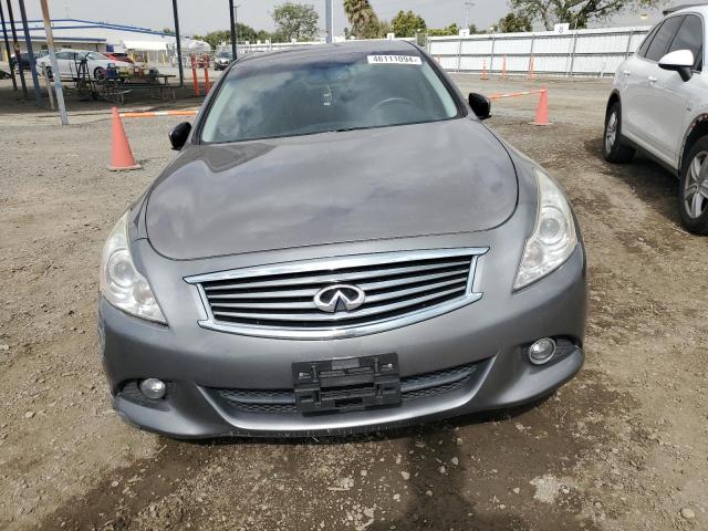 JN1CV6AP3DM717572 - 2013 INFINITI G37 BASE GRAY photo 5