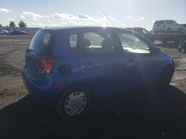 KL1TD62675B439706 - 2005 CHEVROLET AVEO BASE Mavi foto 3