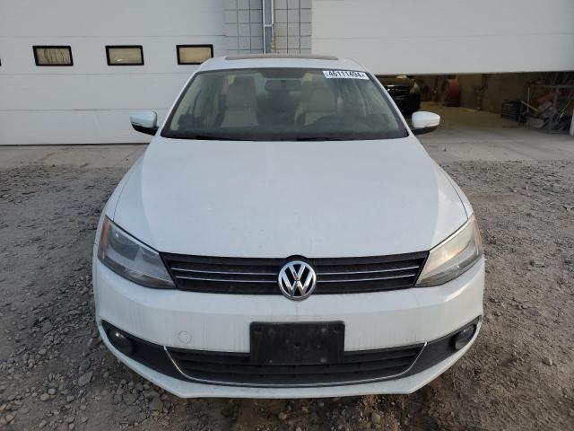 3VWL17AJ3EM408987 - 2014 VOLKSWAGEN JETTA SEL WHITE photo 5