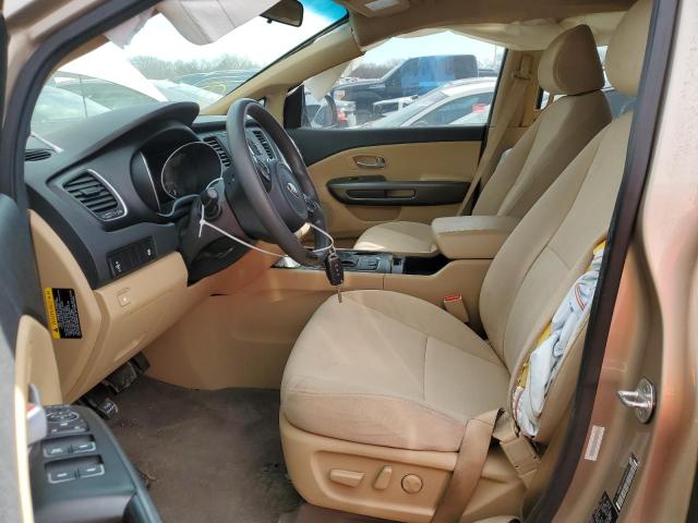 KNDMB5C14F6040875 - 2015 KIA SEDONA LX TAN photo 7