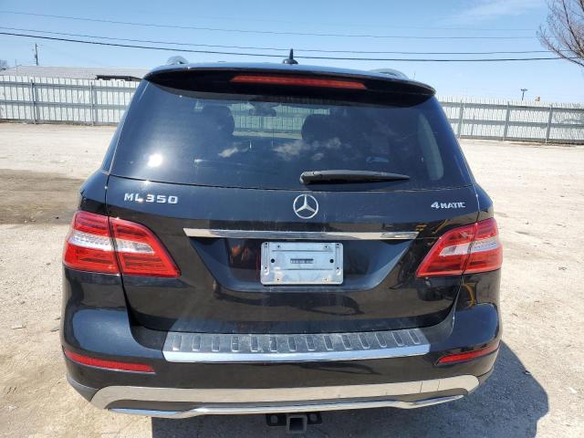 4JGDA5HB4DA168348 - 2013 MERCEDES-BENZ ML 350 4MATIC BLACK photo 6