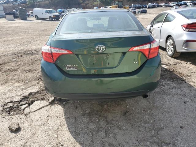 2T1BURHEXFC294572 - 2015 TOYOTA COROLLA L GREEN photo 6