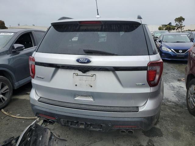 1FM5K8GT0JGC42158 - 2018 FORD EXPLORER SPORT SILVER photo 6