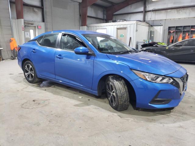 3N1AB8CV5NY253898 - 2022 NISSAN SENTRA SV BLUE photo 4