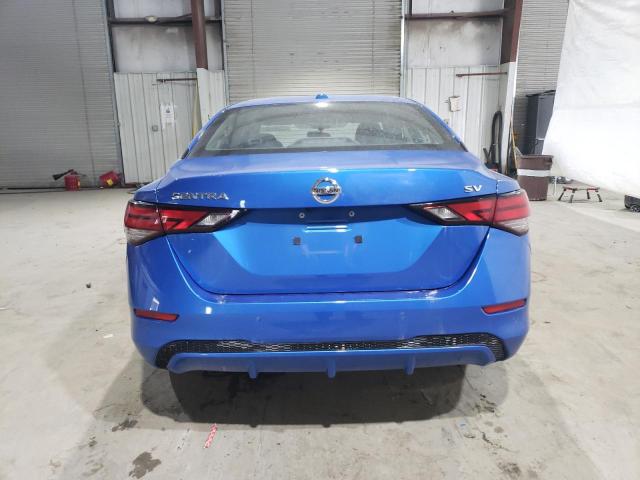 3N1AB8CV5NY253898 - 2022 NISSAN SENTRA SV BLUE photo 6