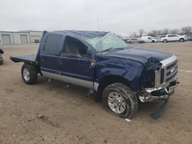 1FTSW21528EE07104 - 2008 FORD F250 SUPER DUTY BLUE photo 4
