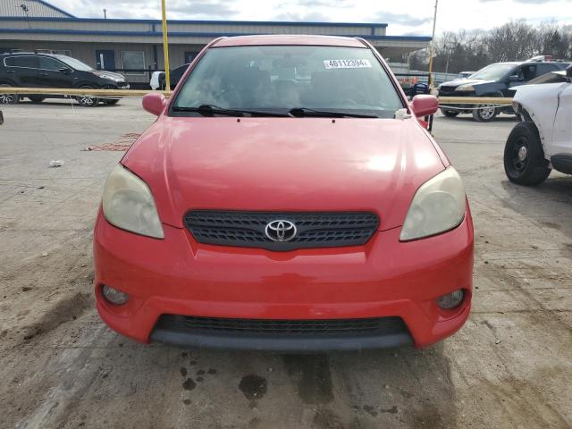 2T1KR32E27C685093 - 2007 TOYOTA COROLLA MA XR RED photo 5